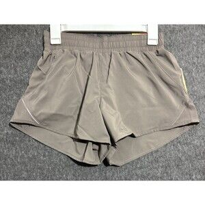 All In Motion Women's Shorts Running Mid Rise 3" Inseam Green Brown Extra Small